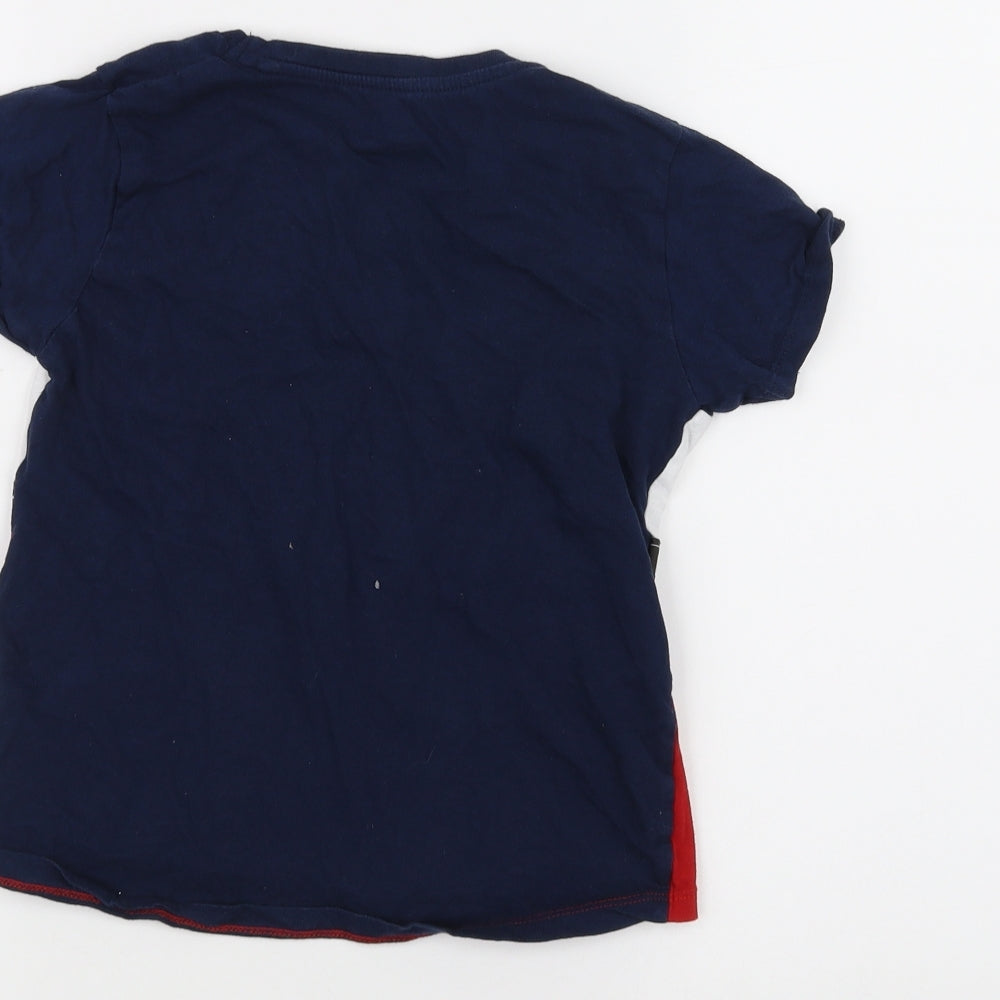 Primark Boys Blue   Basic T-Shirt Size 5-6 Years