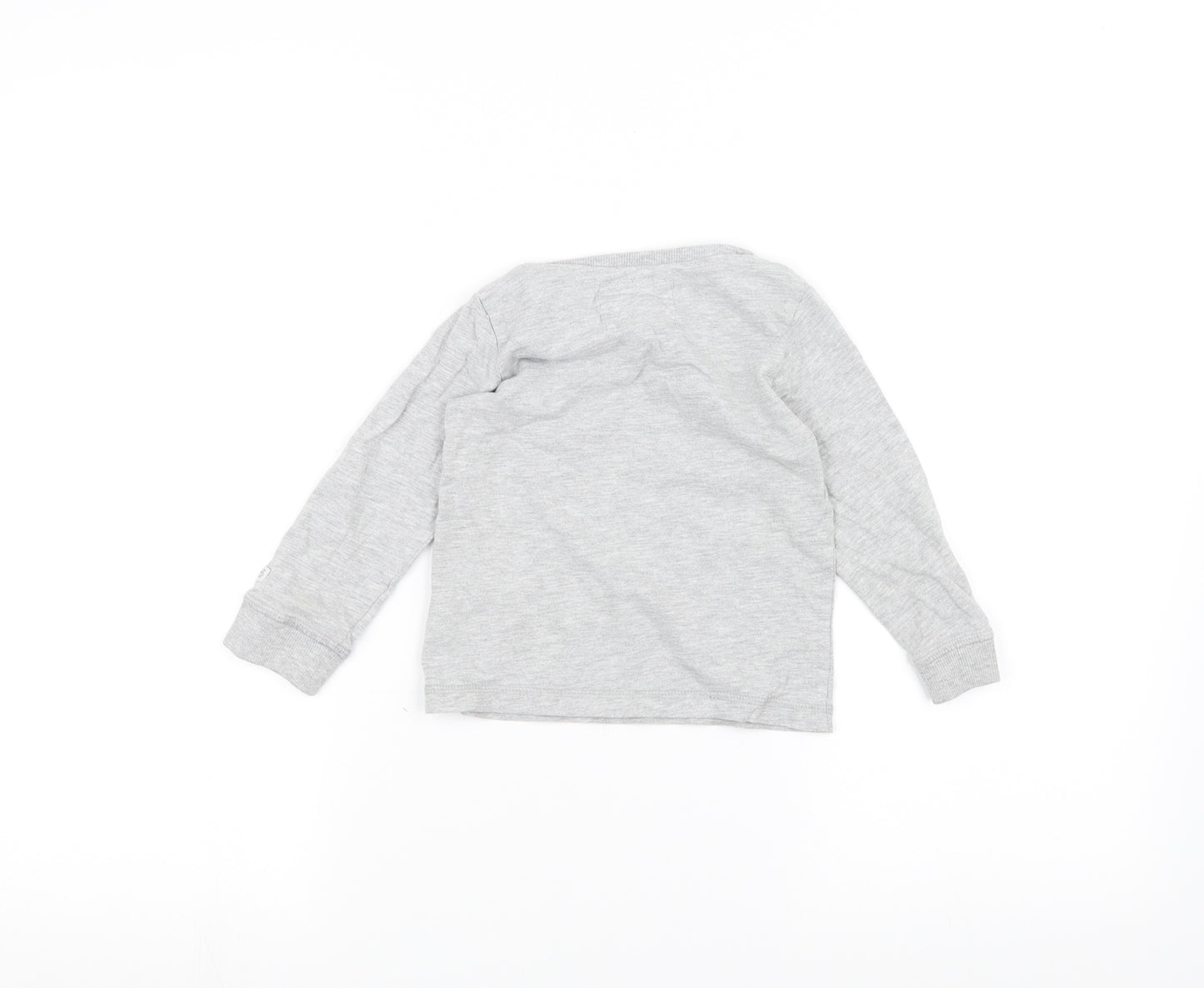 Mothercare Baby Grey   Basic T-Shirt Size 18-24 Months  - Polar Bear