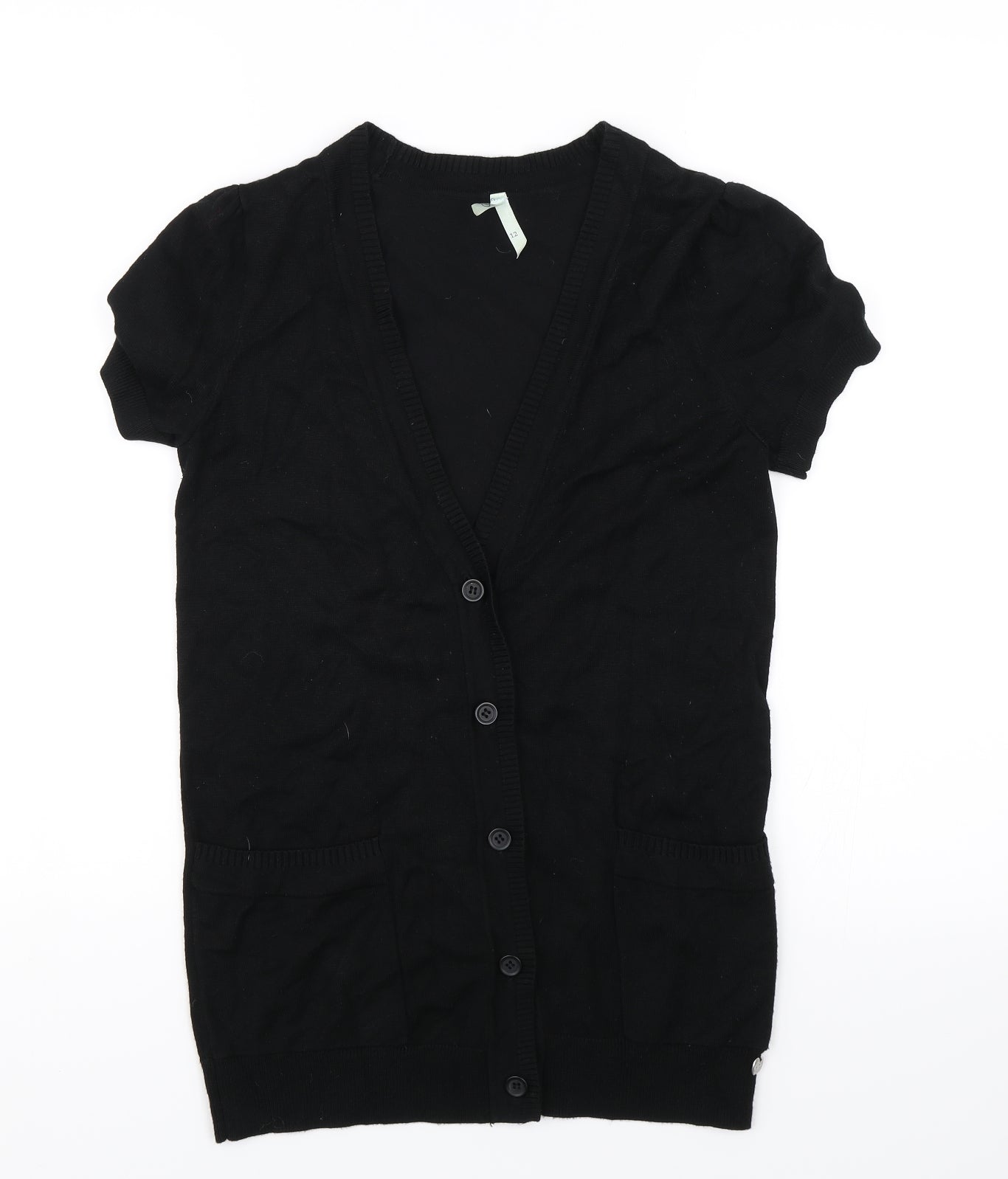 Miso Womens Black   Cardigan Jumper Size 12