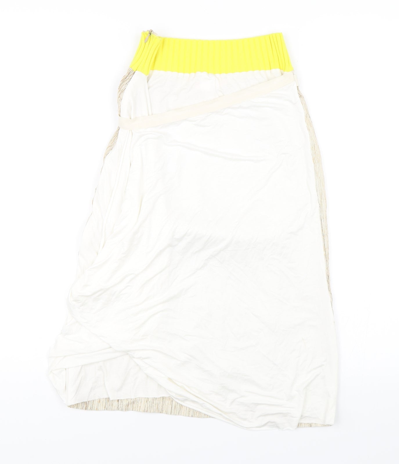 Conni Kaminski Womens White   Straight & Pencil Skirt Size 8