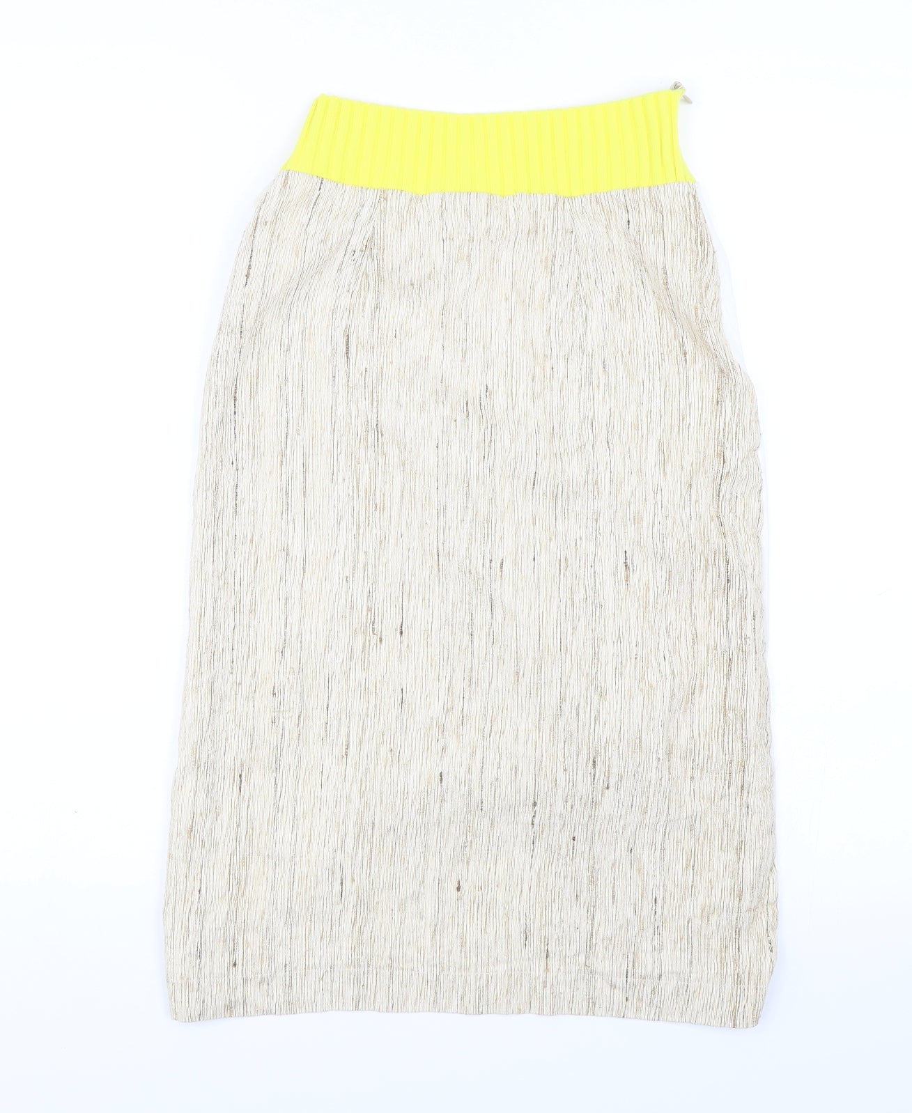 Conni Kaminski Womens White   Straight & Pencil Skirt Size 8