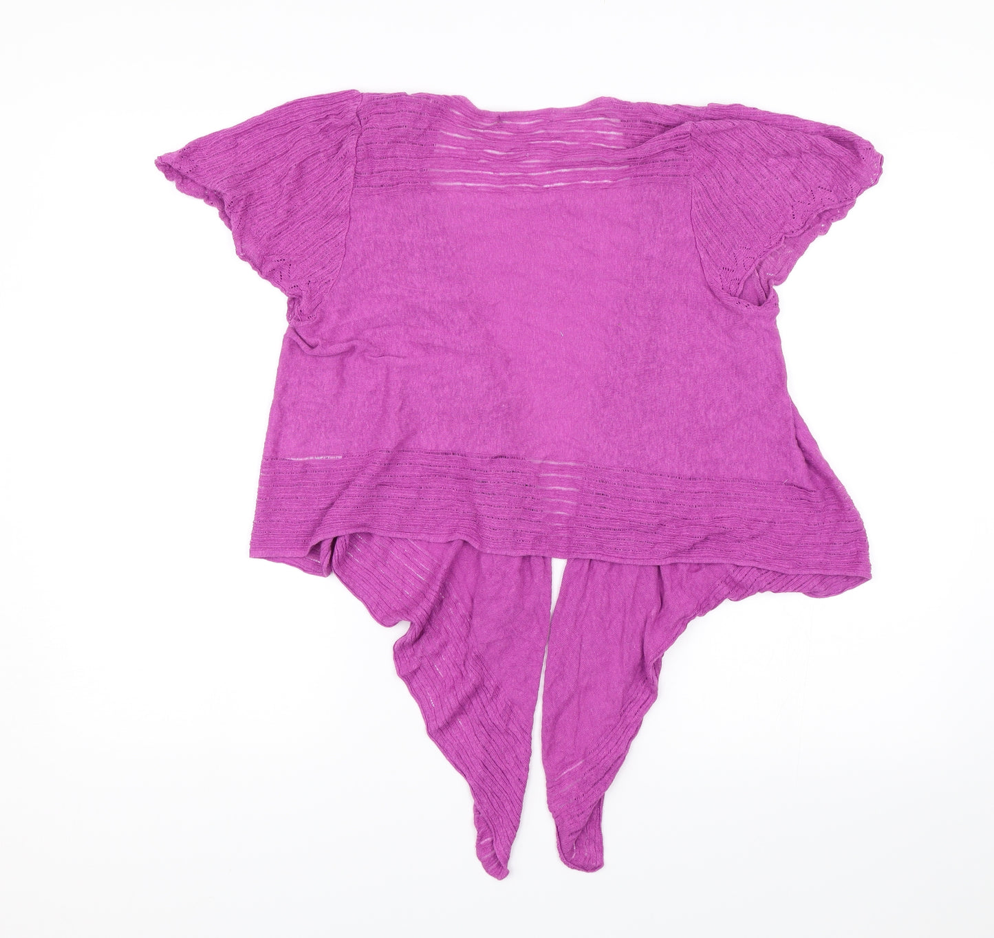 Marks and Spencer Womens Purple   Shrug Jumper Size 16