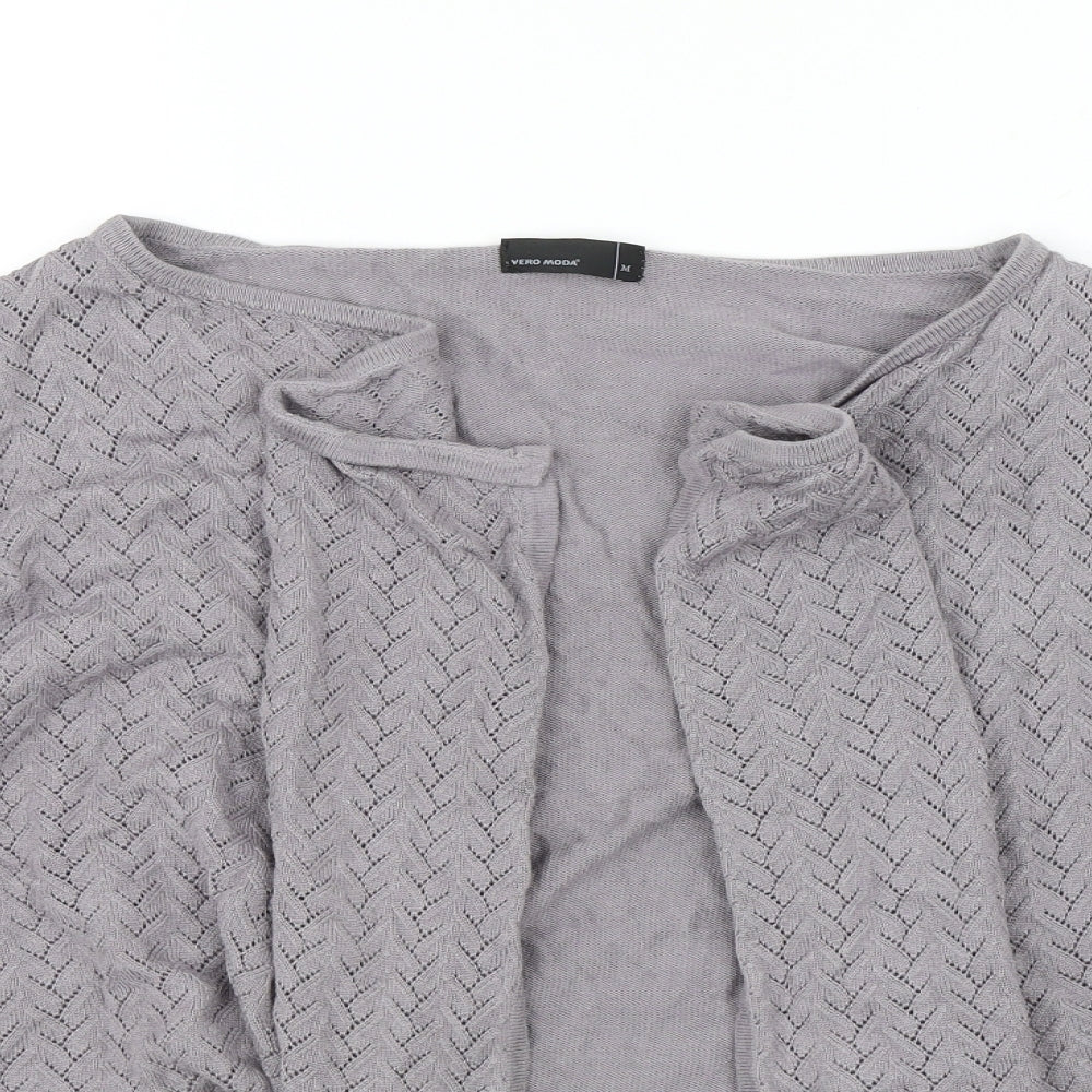 Vera Moda Womens Purple   Cape Jumper Size M