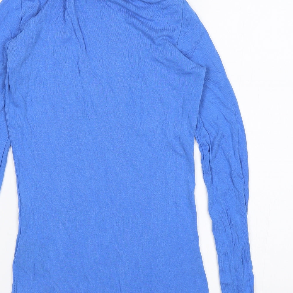 Msch Womens Blue   Jersey Blouse Size S