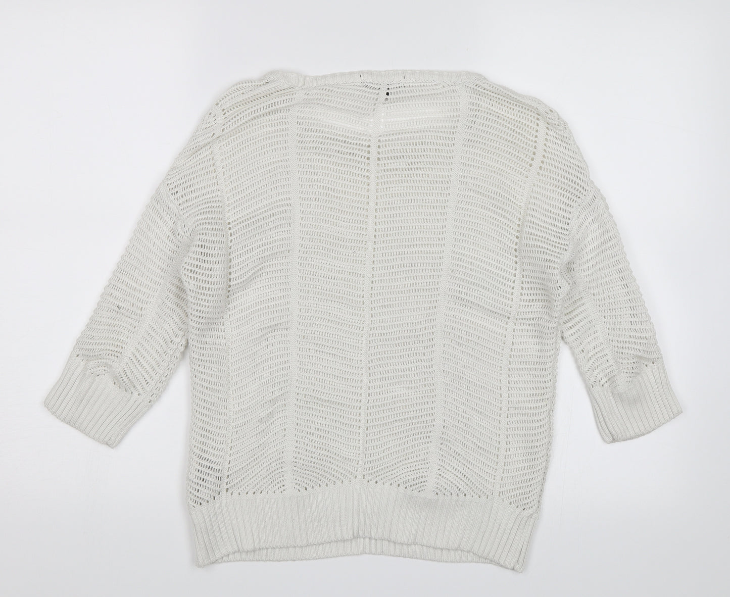 New Look Womens White   Pullover Jumper Size 10