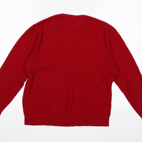 Cashi Womens Red   Jersey Blouse Size 18