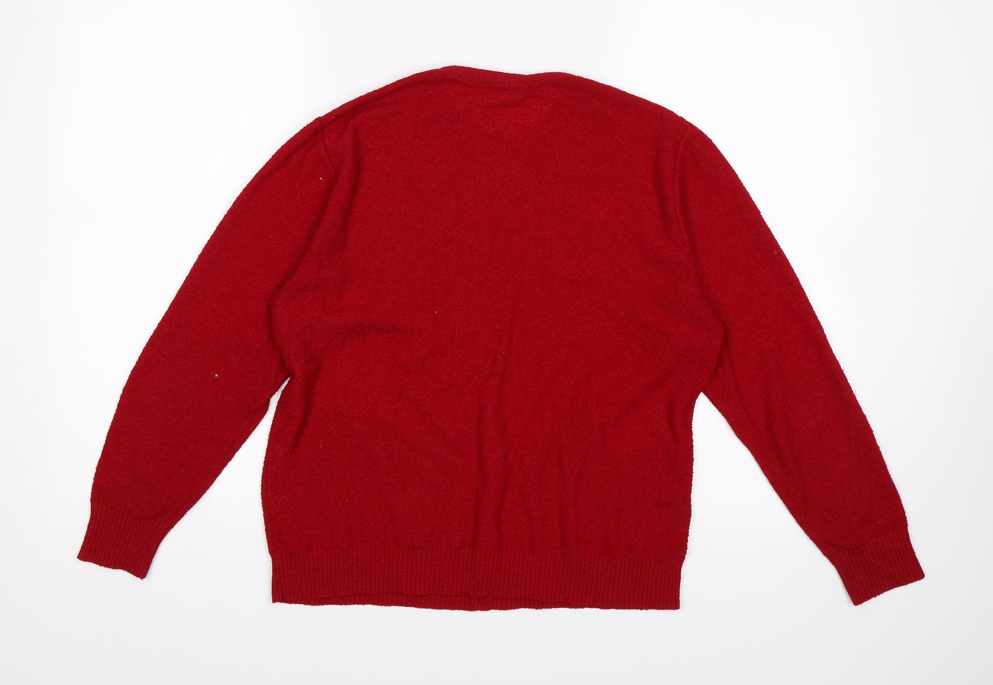 Cashi Womens Red   Jersey Blouse Size 18