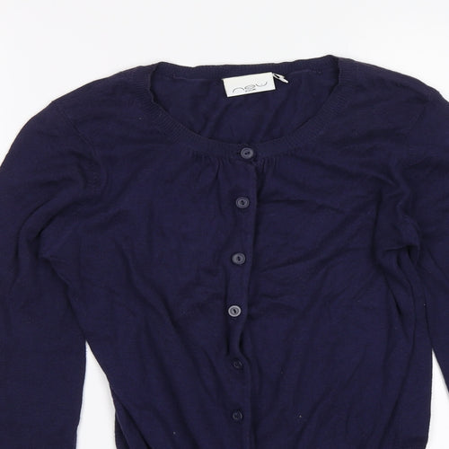 New Look Womens Purple   Cardigan Jumper Size 8