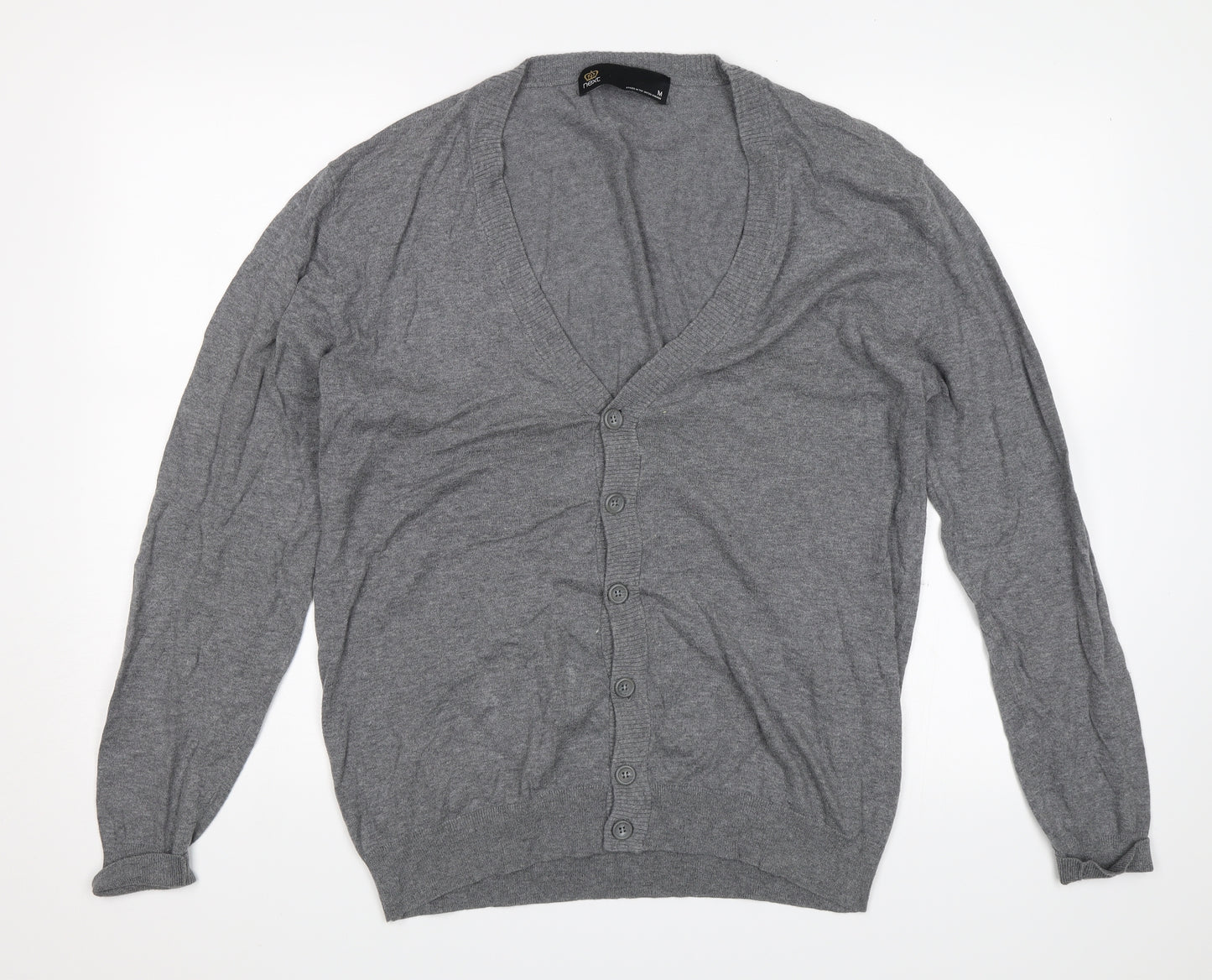 NEXT Womens Grey   Cardigan Jumper Size M
