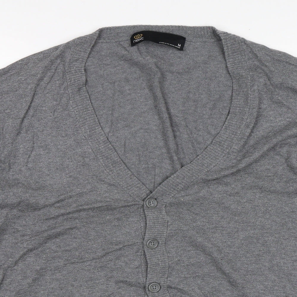 NEXT Womens Grey   Cardigan Jumper Size M