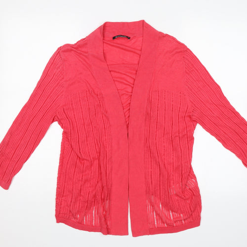 Bonmarché Womens Pink   Cardigan Jumper Size M