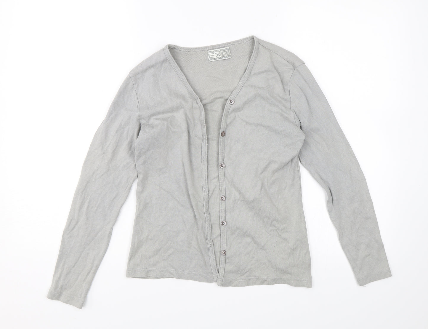 Exit Womens Grey   Cardigan Jumper Size 14