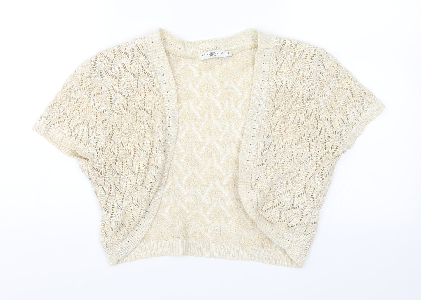 New Look Womens White   Shrug Jumper Size 10