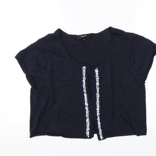 Simply Be Womens Blue   Shrug Jumper Size 16
