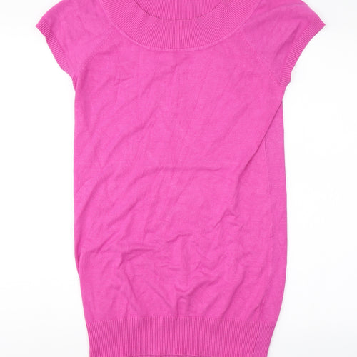 Now On Womens Pink   Pullover Jumper Size M