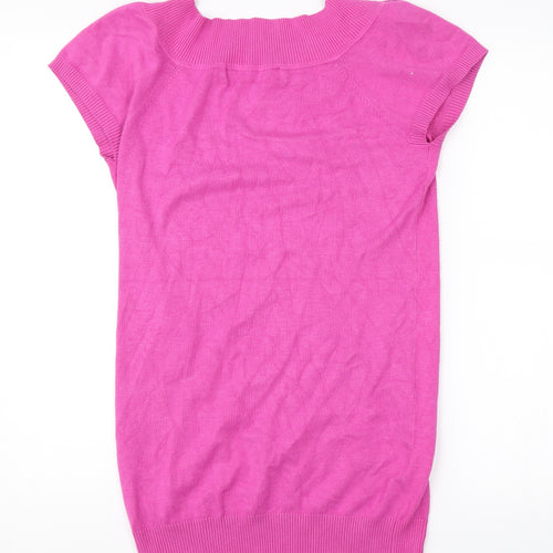 Now On Womens Pink   Pullover Jumper Size M