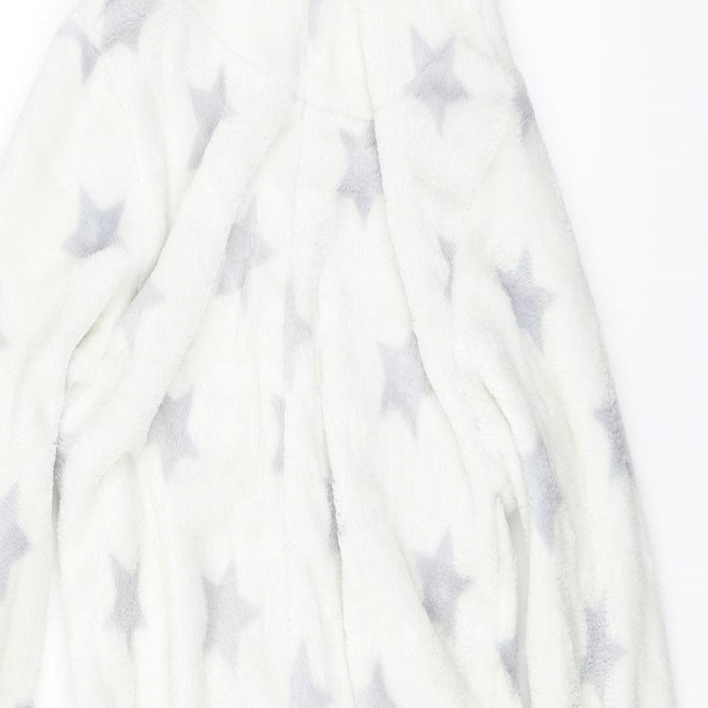 John Lewis Girls White Solid  Top One Piece Size 4 Years  - Lamb