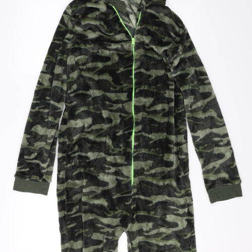 Primark Boys Green Camouflage   One Piece Size 13-14 Years