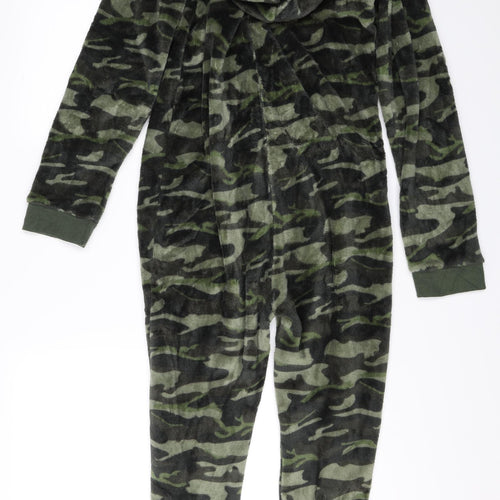 Primark Boys Green Camouflage   One Piece Size 13-14 Years