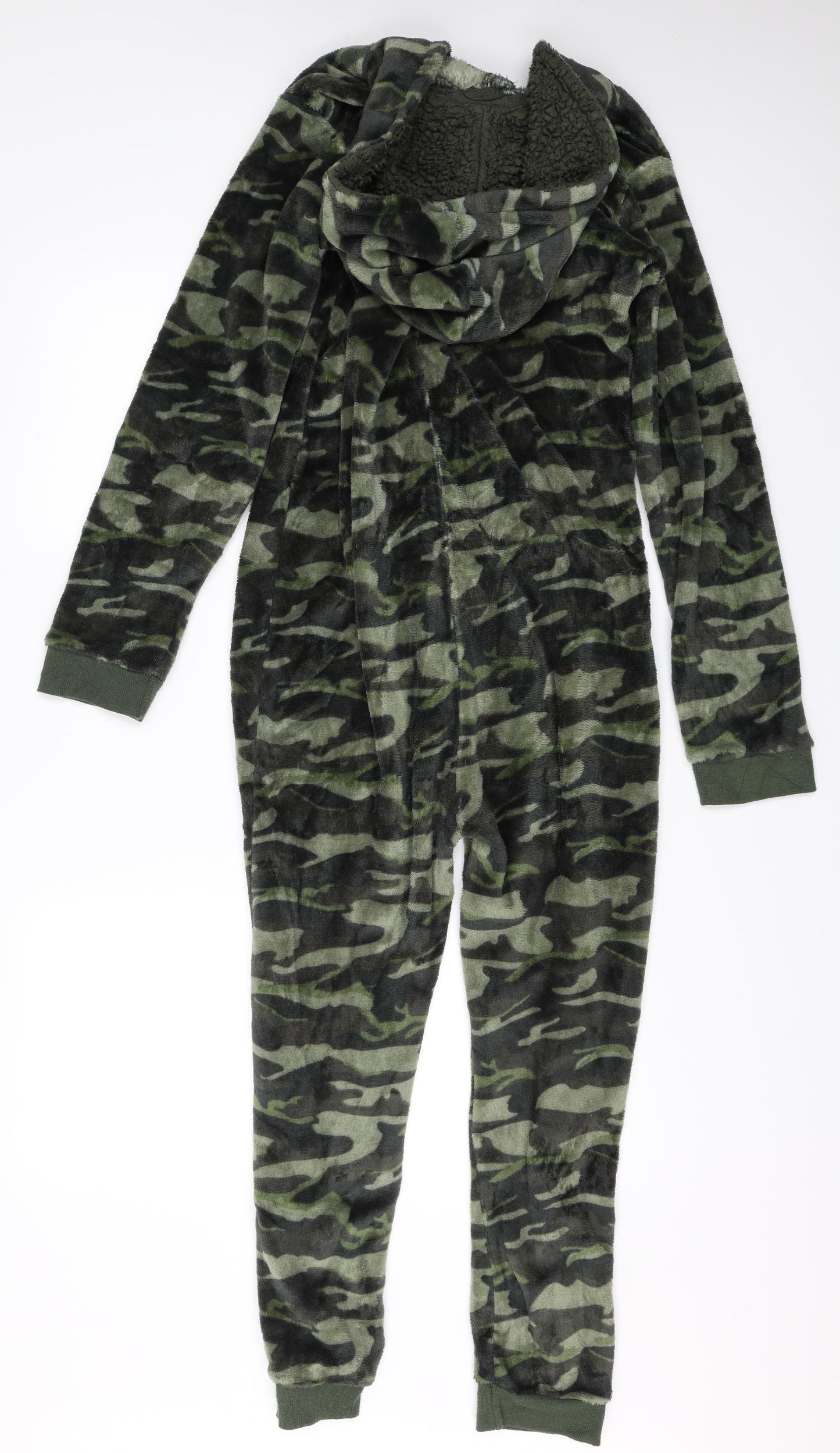 Primark Boys Green Camouflage   One Piece Size 13-14 Years