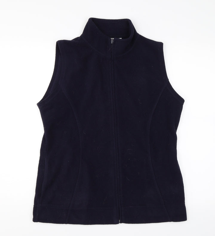 EWM Womens Blue Vest Jumper Size M