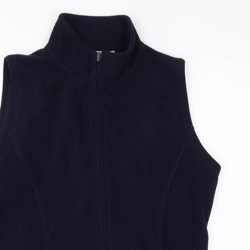 EWM Womens Blue   Vest Jumper Size M