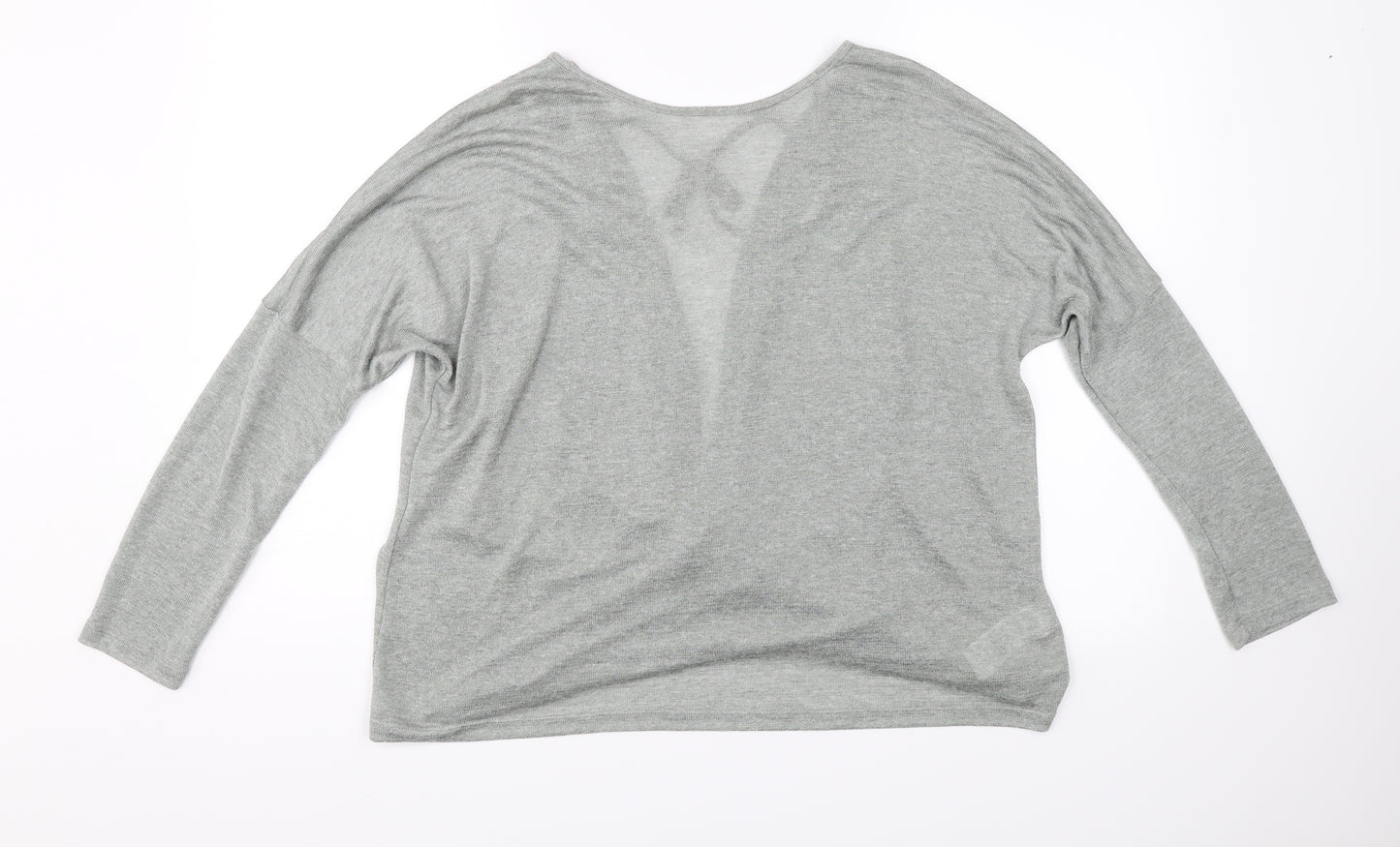 Debenhams Womens Grey   Jersey Blouse Size 16