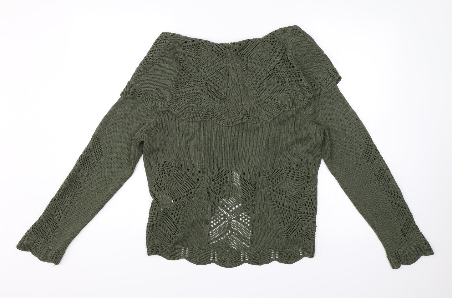 LUCIA Womens Green   Cardigan Jumper Size 16