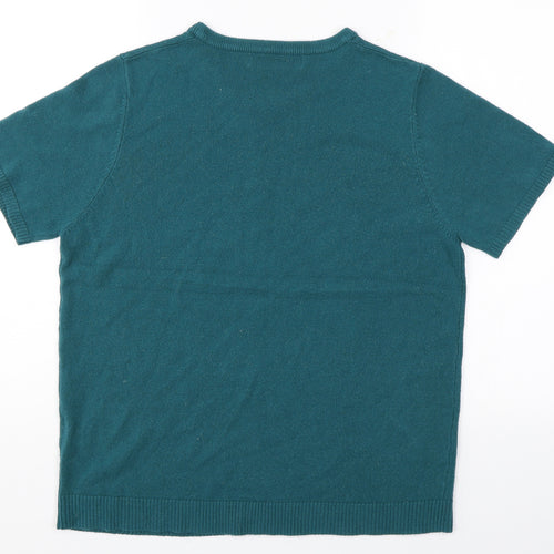 Pure & Natural Womens Blue   Jersey T-Shirt Size 14