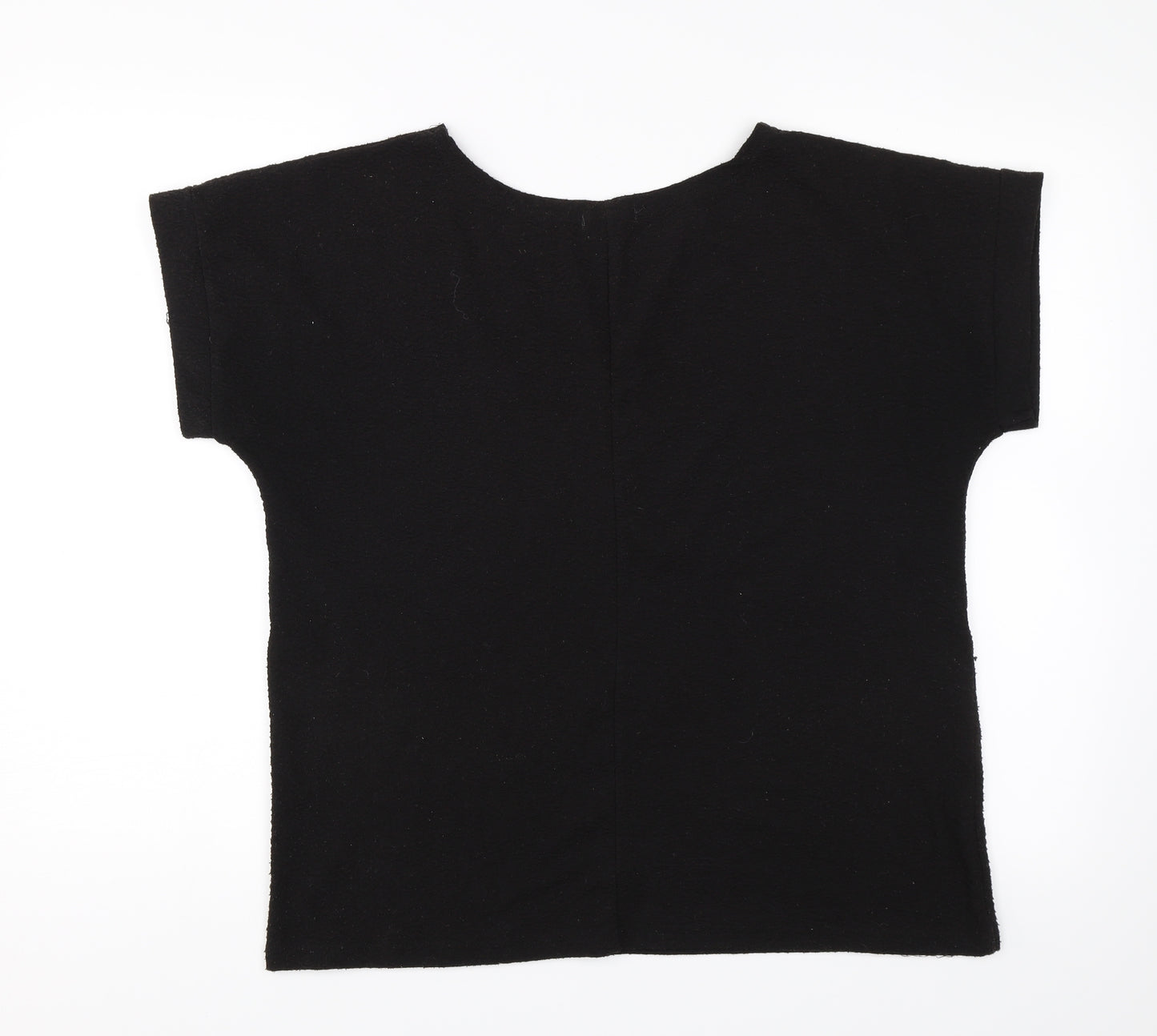 J. Stars Womens Black   Jersey T-Shirt Size L