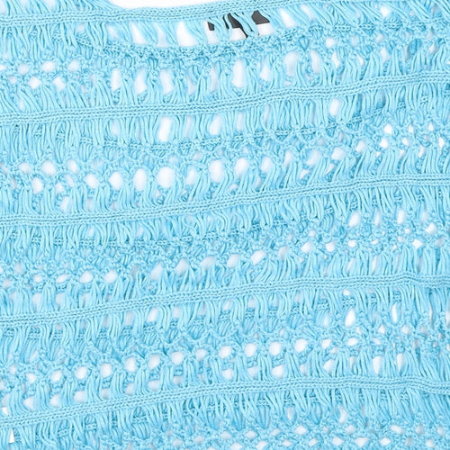 KappAhI Womens Blue   Basic Blouse Size 6