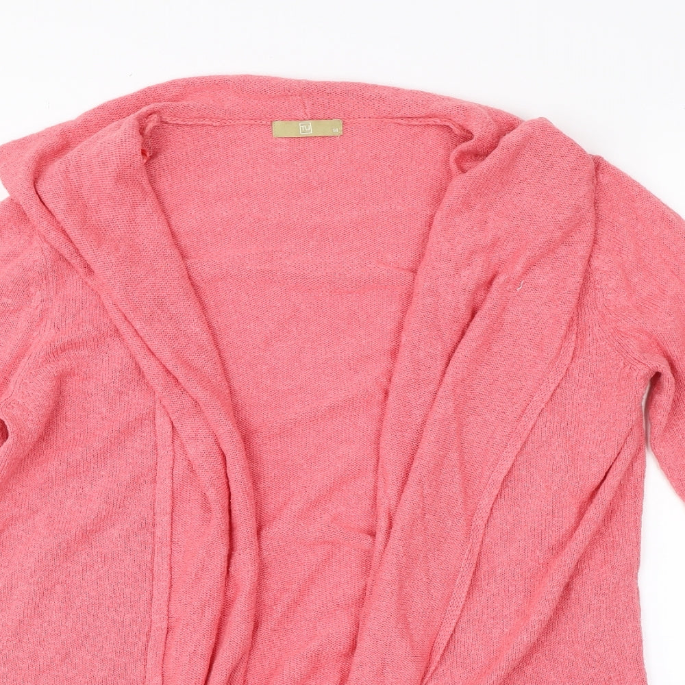 TU Womens Pink   Cardigan Jumper Size 14