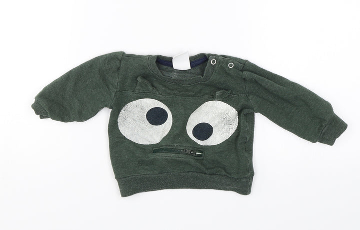 VRS Baby Green   Pullover Jumper Size 0-3 Months