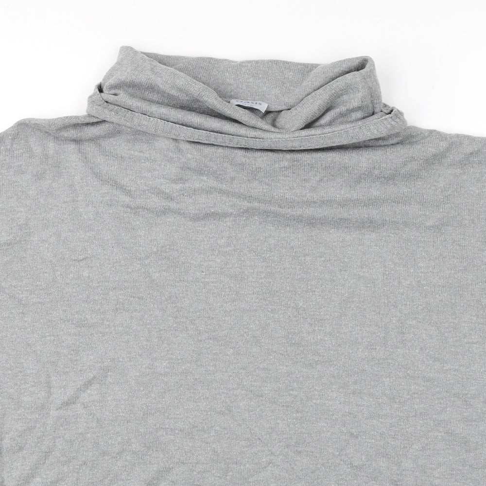 Oasis Womens Grey   Jersey T-Shirt Size 14