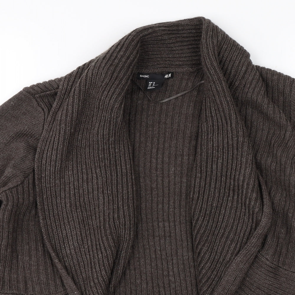 H&M Womens Brown   Cardigan Jumper Size M