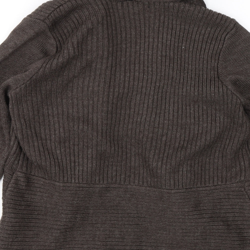 H&M Womens Brown   Cardigan Jumper Size M