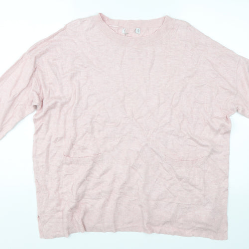 Gallery Womens Pink   Pullover Jumper Size L