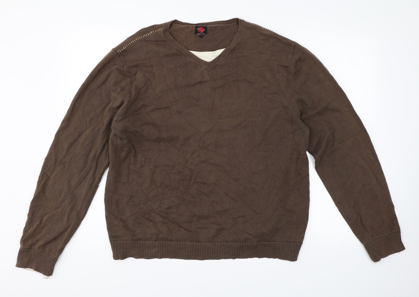 Urban Stone Womens Brown   Pullover Jumper Size XL