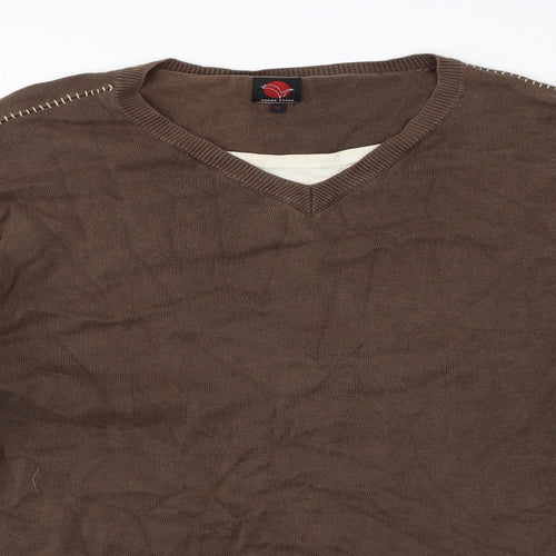 Urban Stone Womens Brown   Pullover Jumper Size XL