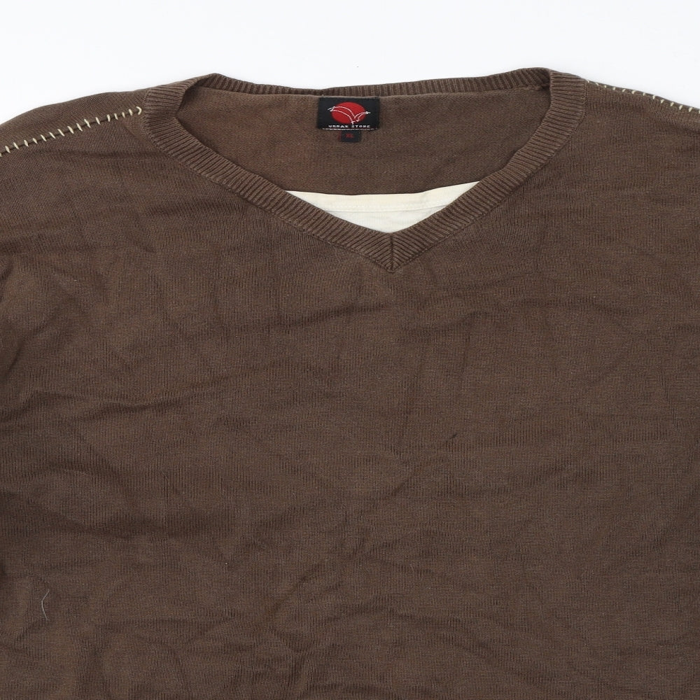 Urban Stone Womens Brown   Pullover Jumper Size XL