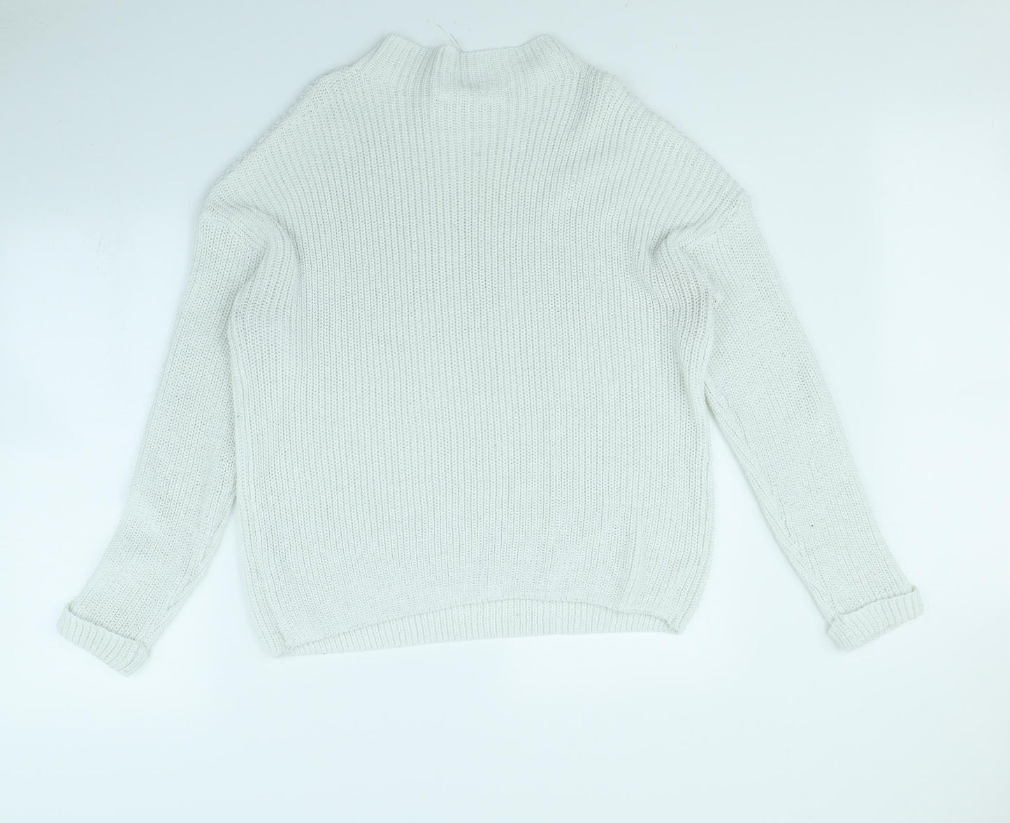 Primark Womens White   Pullover Jumper Size 18