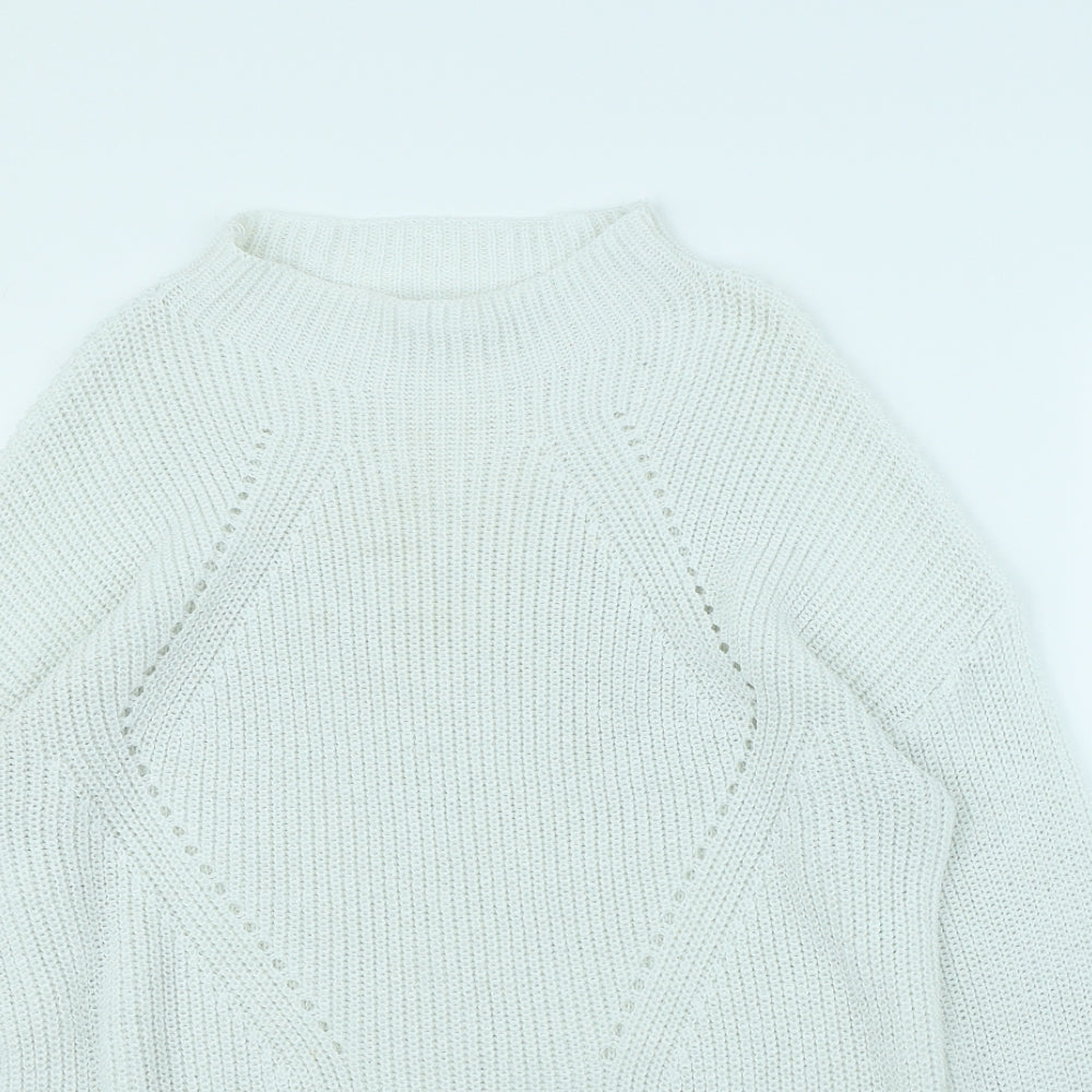 Primark Womens White   Pullover Jumper Size 18