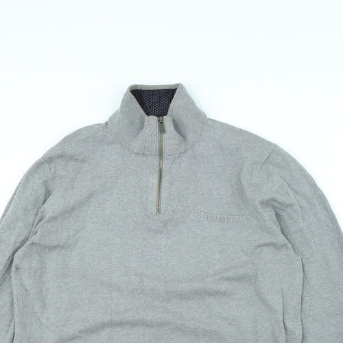Avenue Mens Grey   Pullover Jumper Size L