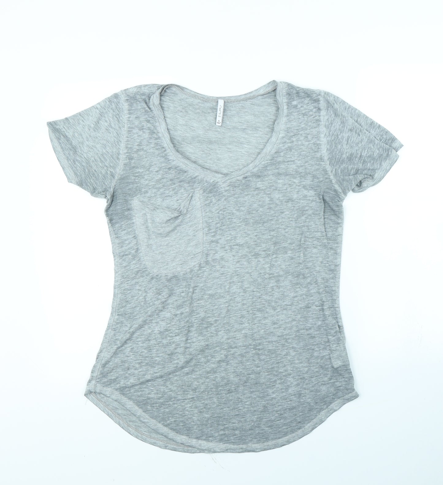 Z Supply Womens Grey   Basic T-Shirt Size S