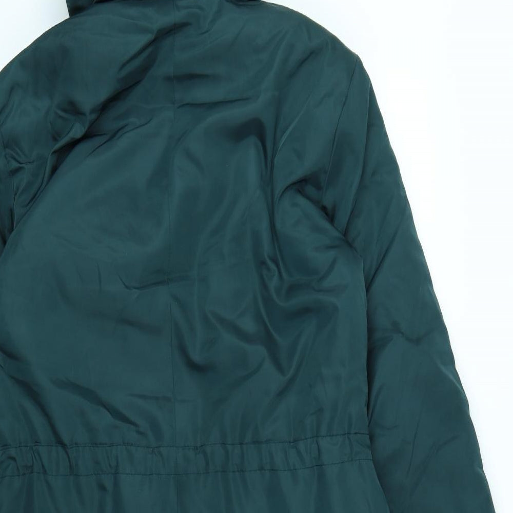Dorothy Perkins Womens Green   Rain Coat Coat Size 10