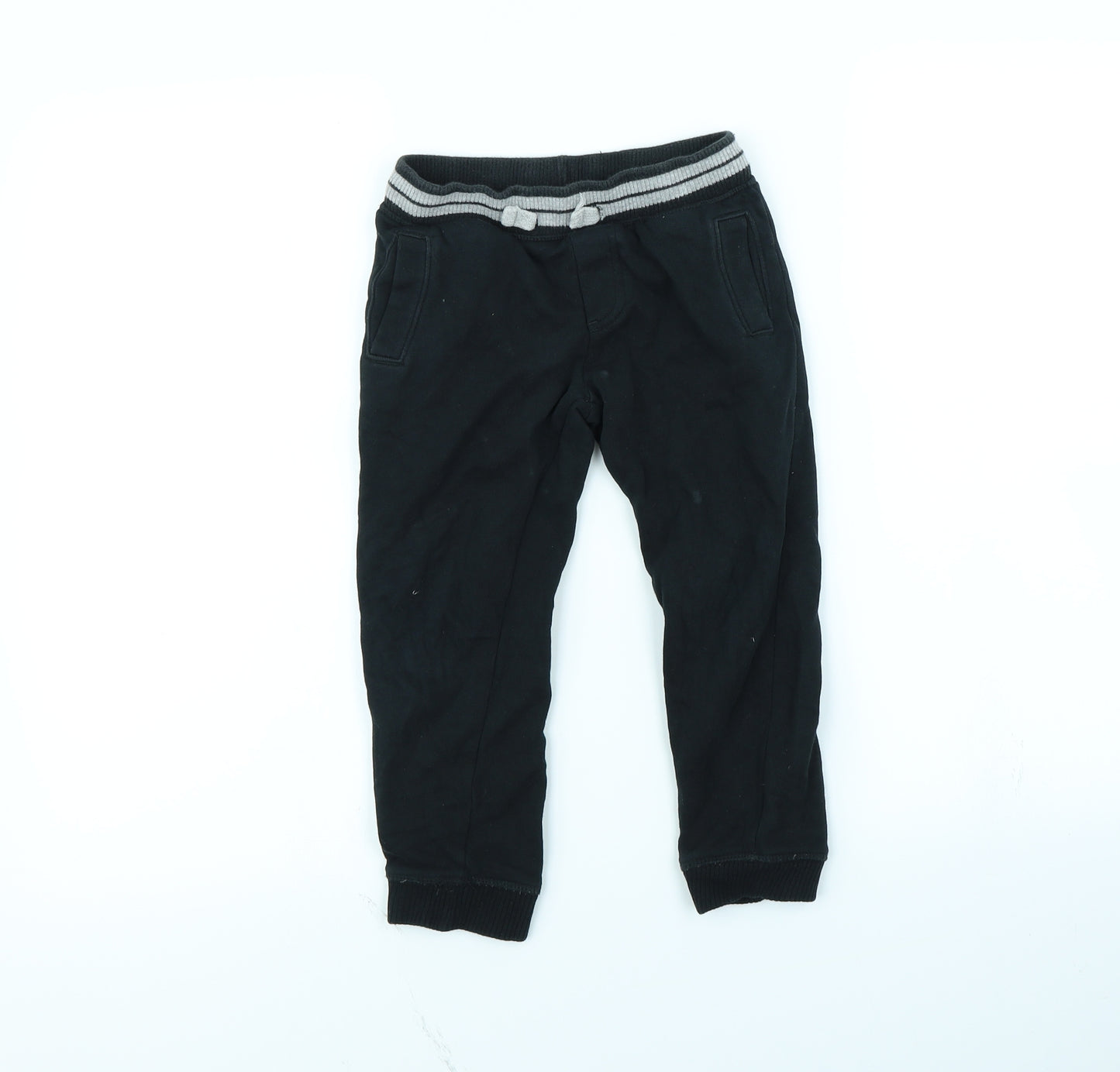 Mini Club Boys Black   Jogger Trousers Size 3 Years