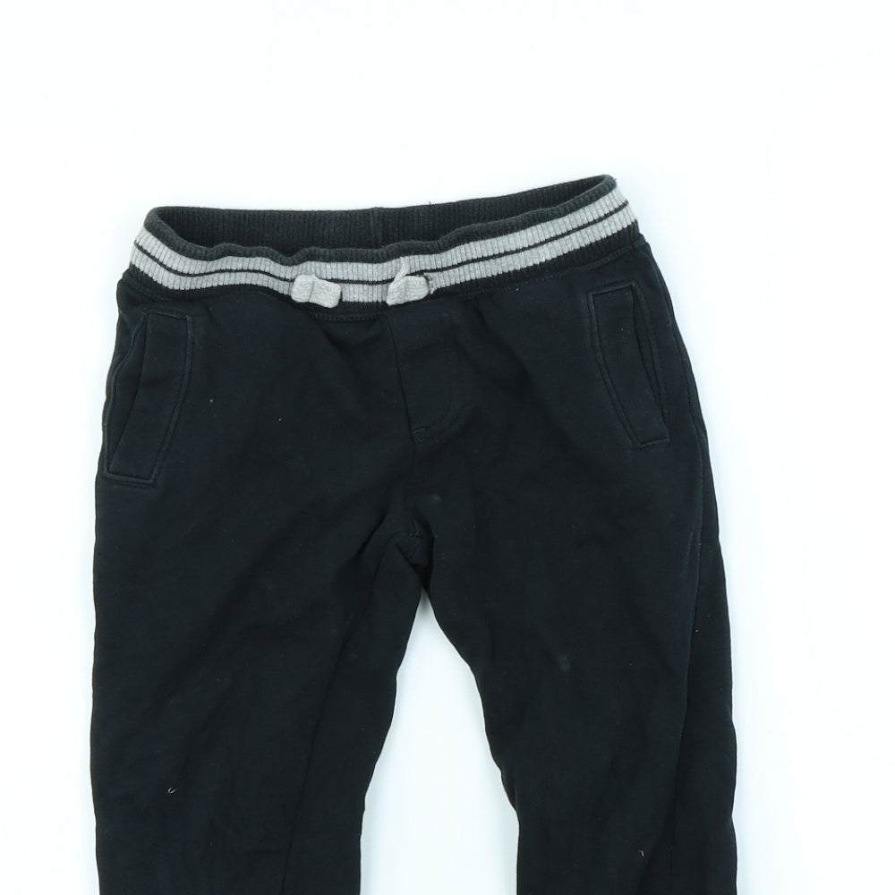 Mini Club Boys Black   Jogger Trousers Size 3 Years