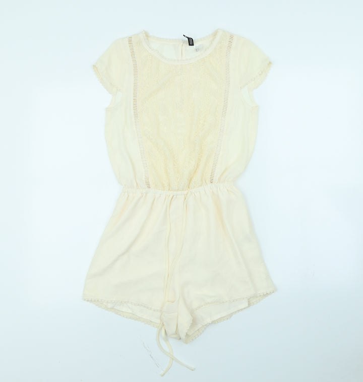 Divided Womens Beige   Playsuit One-Piece Size 6
