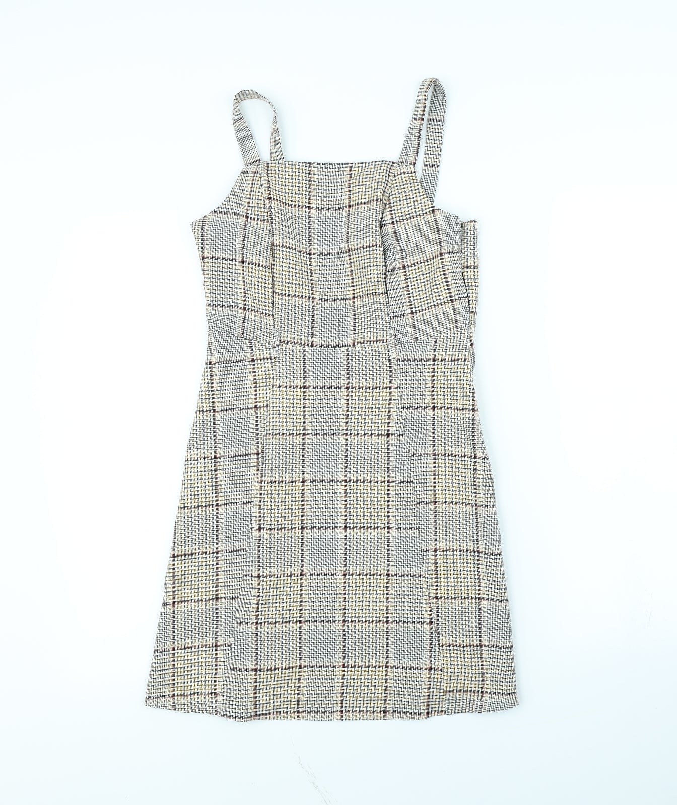 Primark Womens Brown Check  Mini  Size 6