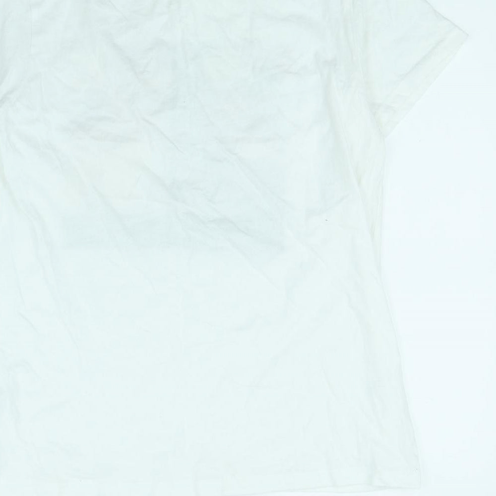 Barbie Womens White   Basic T-Shirt Size S  - Barbie